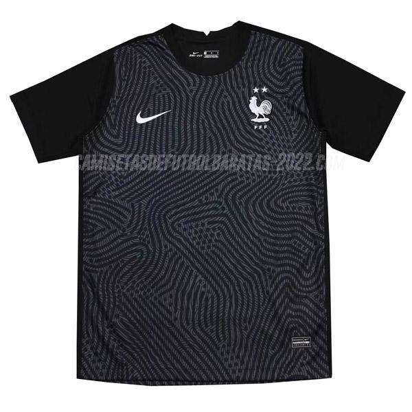 camiseta francia portero negro 2021