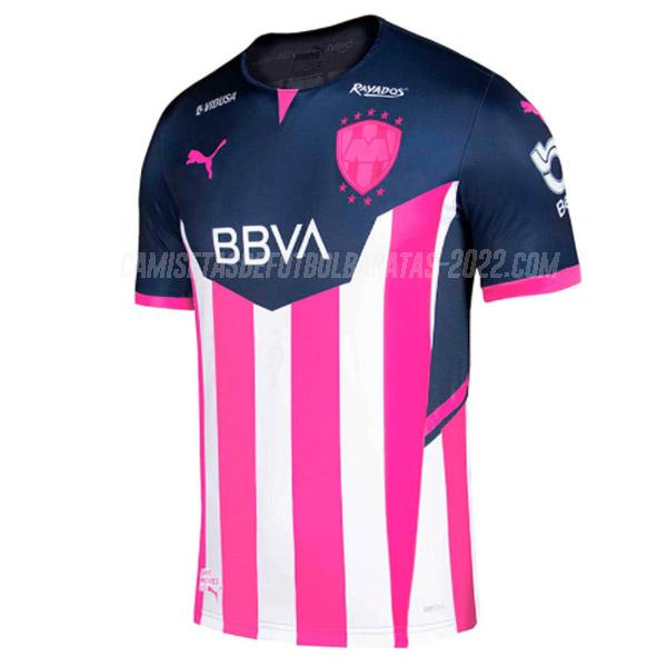 camiseta monterrey rosado 2021-22