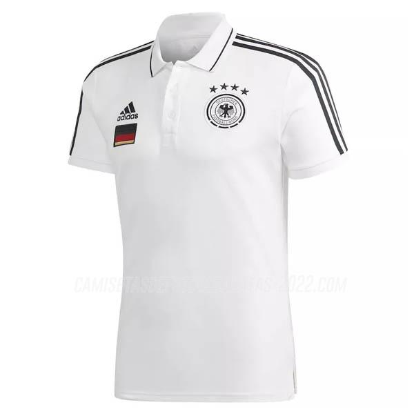 camiseta polo alemania blanco 2021