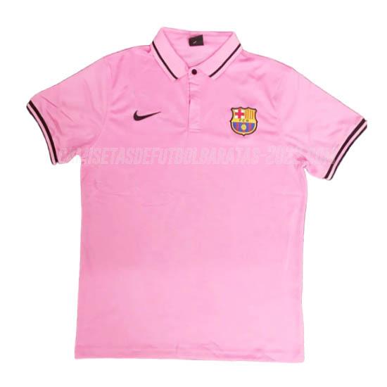camiseta polo barcelona ii rosado 2020-21