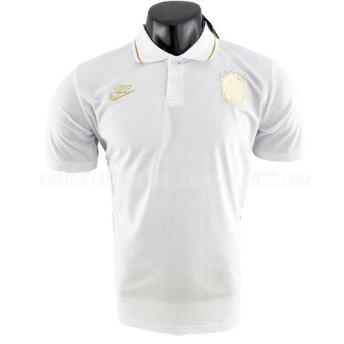 camiseta polo brasil blanco bx1 2022