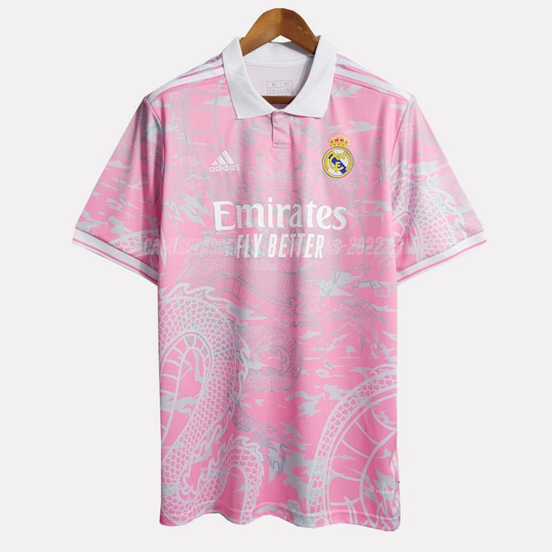  camiseta polo de la real madrid rosa 2023-24 