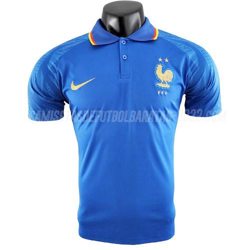 camiseta polo francia azul 2022
