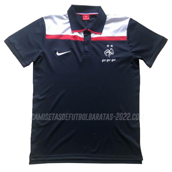 camiseta polo francia azul oscuro 2020-2021