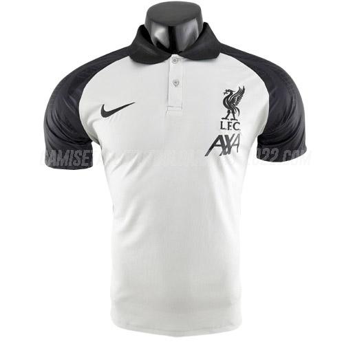 camiseta polo liverpool blanco 2022-23