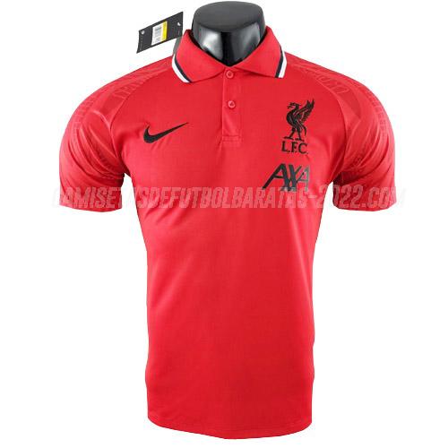 camiseta polo liverpool rojo 2022