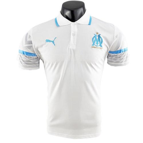 camiseta polo marseille blanco 2022-23