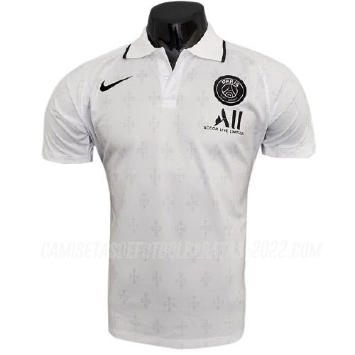 camiseta polo paris saint-germain i blanco 2021-22