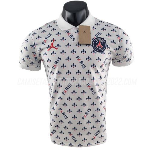 camiseta polo paris saint-germain sr1 blanco sr1 2022-23