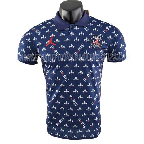 camiseta polo paris saint-germain sr1 sr1 azul 2022-23