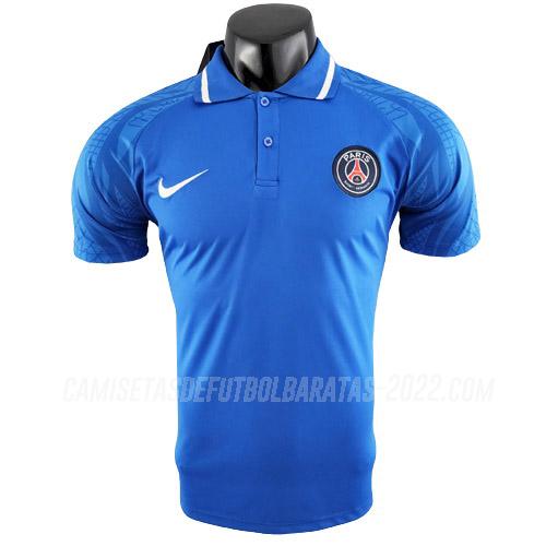 camiseta polo paris saint-germain sr2 azul 2022-23