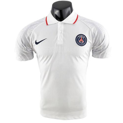 camiseta polo paris saint-germain sr2 blanco 2022-23
