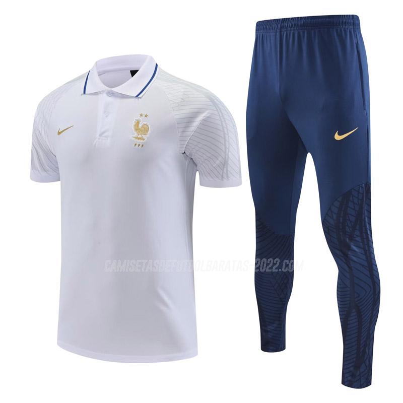 camiseta polo y pantalones francia 221125a1 blanco 2022-23