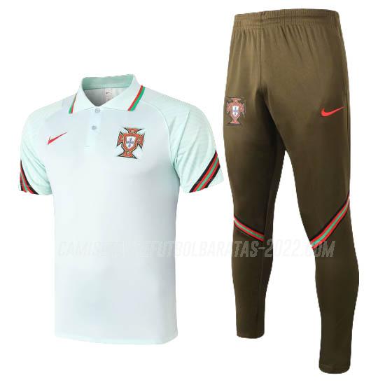 camiseta polo y pantalones portugal verde 2020-21