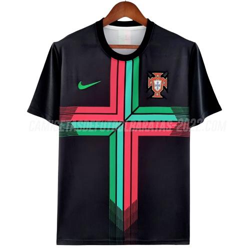camiseta portugal concepto negro 2022