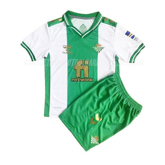 camiseta real betis niños europa league 2022-23