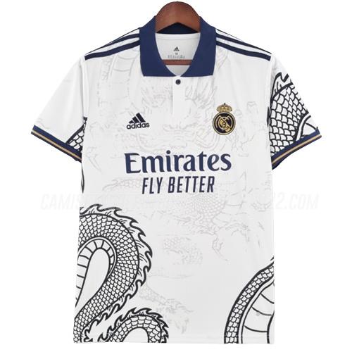 camiseta real madrid dragon chino blanco 2022-23
