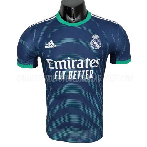 camiseta real madrid edición de jugador azul rm1 2022-23