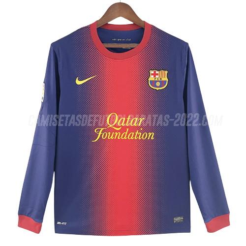 camiseta retro 1ª equipación barcelona manga larga 2012-13