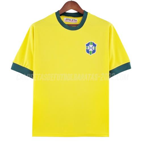 camiseta retro 1ª equipación brasil 1970