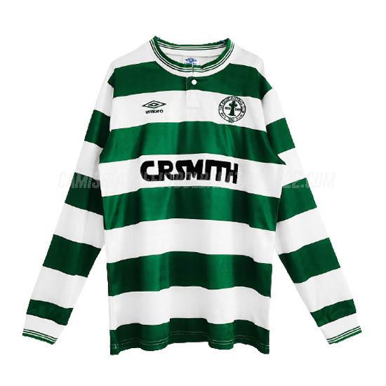 camiseta retro 1ª equipación celtic manga larga 1987-88