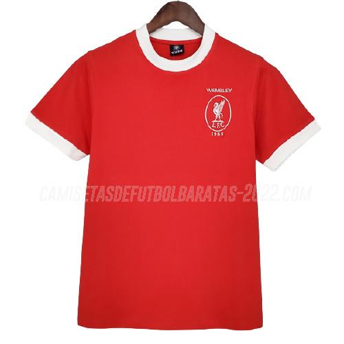 camiseta retro 1ª equipación liverpool 1965