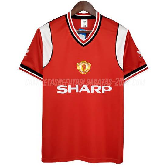 camiseta retro 1ª equipación manchester united 1985-86