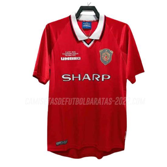 camiseta retro 1ª equipación manchester united 1999-2000