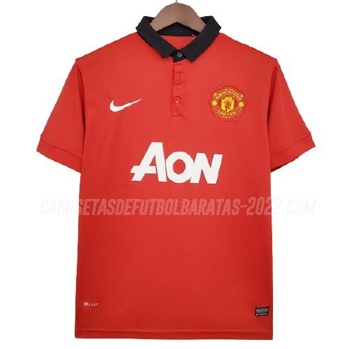 camiseta retro 1ª equipación manchester united 2013-14