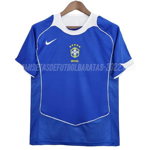 camiseta retro 2ª equipación brasil 2004-2006
