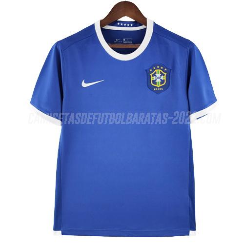 camiseta retro 2ª equipación brasil 2006