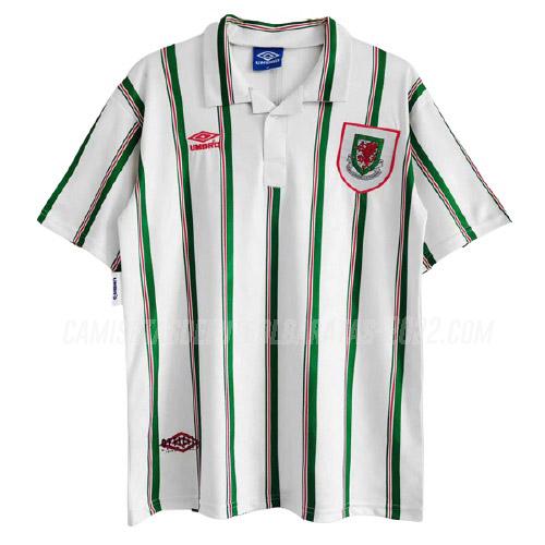 camiseta retro 2ª equipación gales 1993-95