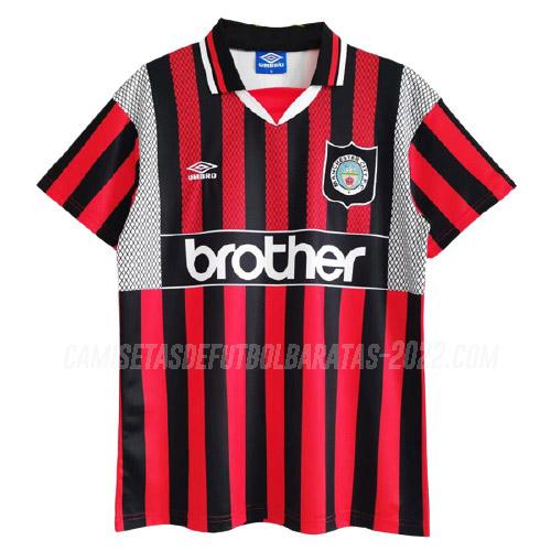 camiseta retro 2ª equipación manchester city 1994-96