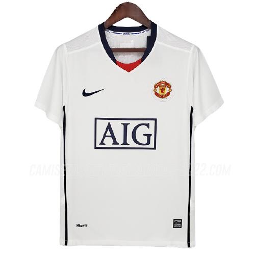 camiseta retro 2ª equipación manchester united 2008-2009