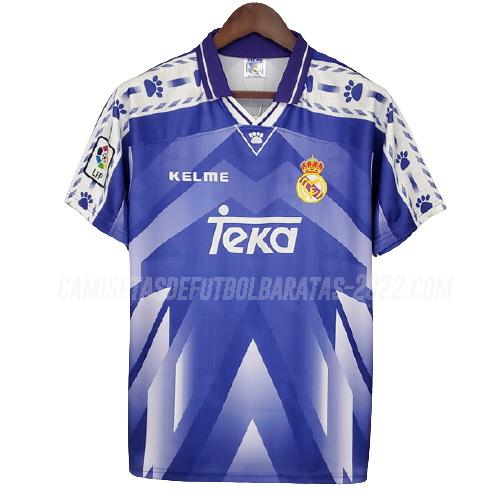camiseta retro 2ª equipación real madrid 1996-97
