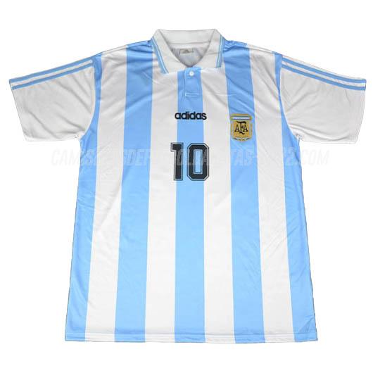 camiseta retro de la 1ª equipación argentina 1994
