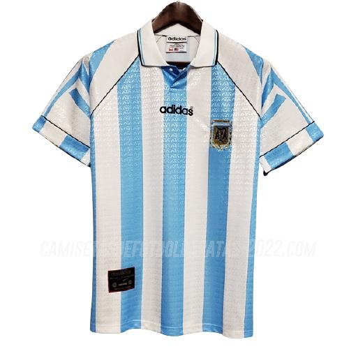 camiseta retro de la 1ª equipación argentina 1996
