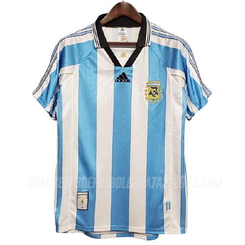 camiseta retro de la 1ª equipación argentina 1998