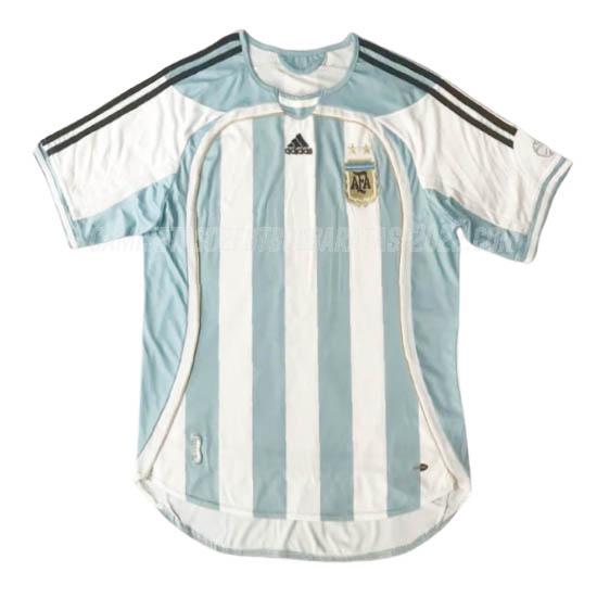 camiseta retro de la 1ª equipación argentina 2006