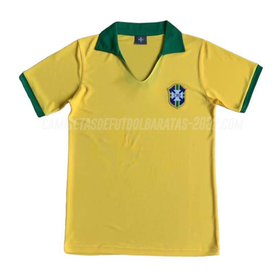 camiseta retro de la 1ª equipación brasil 1957