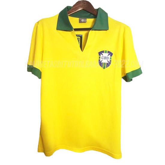 camiseta retro de la 1ª equipación brasil 1958