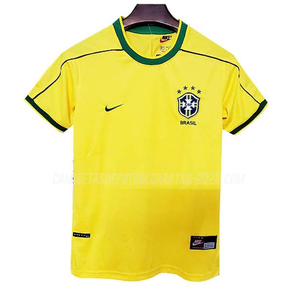 camiseta retro de la 1ª equipación brasil 1998