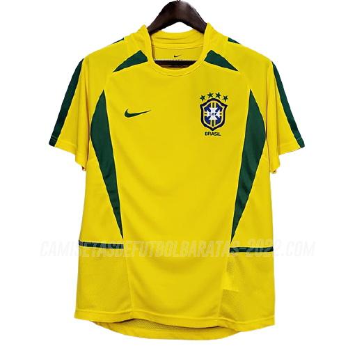 camiseta retro de la 1ª equipación brasil 2002