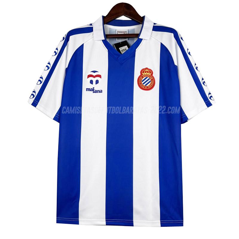 camiseta retro de la 1ª equipación espanyol 1984-89