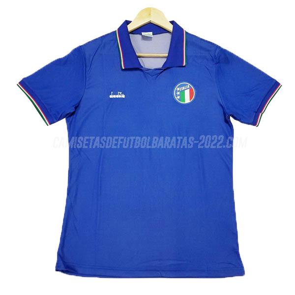 camiseta retro de la 1ª equipación italia 1990