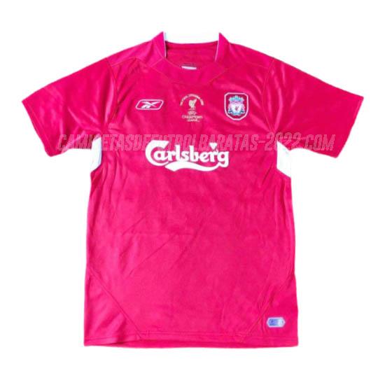 camiseta retro de la 1ª equipación liverpool 2004-2006