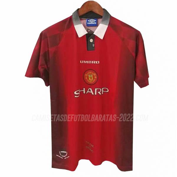 camiseta retro de la 1ª equipación manchester united 1996-1997
