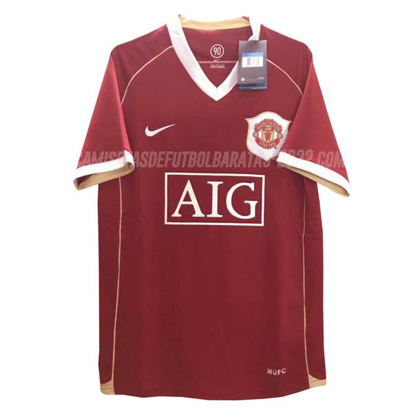 camiseta retro de la 1ª equipación manchester united 2006-2007