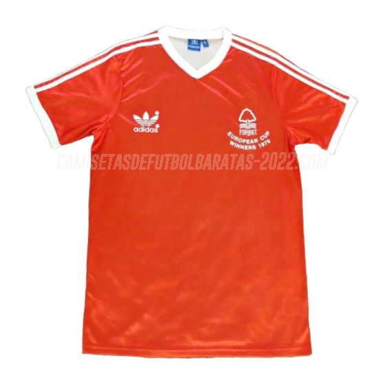 camiseta retro de la 1ª equipación nottingham forest 1978-1979