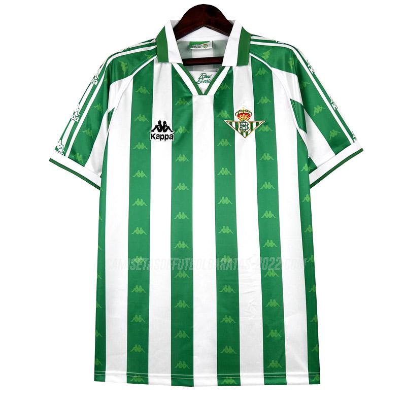 camiseta retro de la 1ª equipación real betis 1995-97